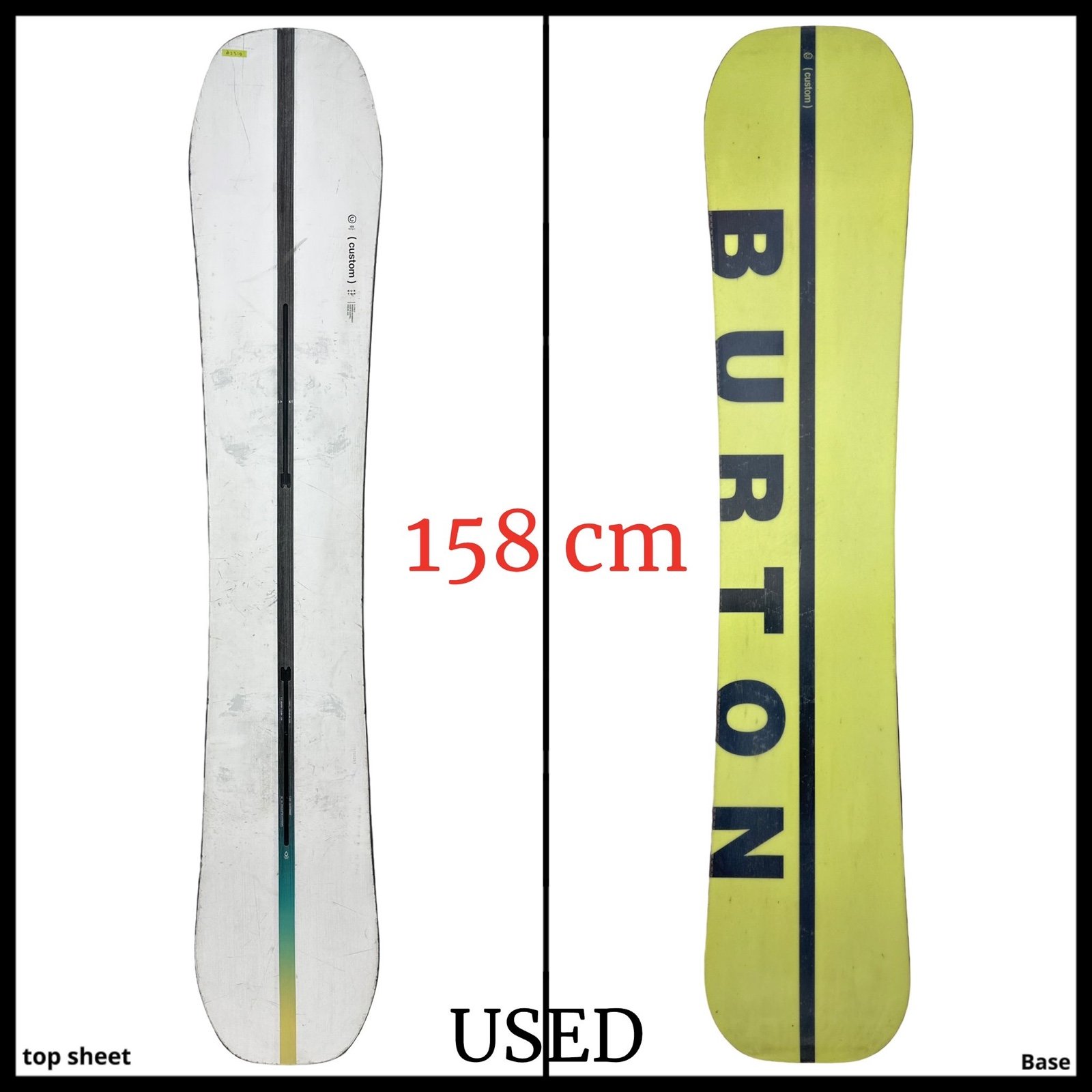 #2319 Burton Custom Flying V Mens Snowboard 158