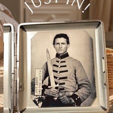 Confederate 1865 Tintype Set Museum Gallery Lmt w/Series metal presentation case