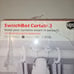SwitchBot Curtain Rod 3 W2400000 White App Control Smart Curtain Opener