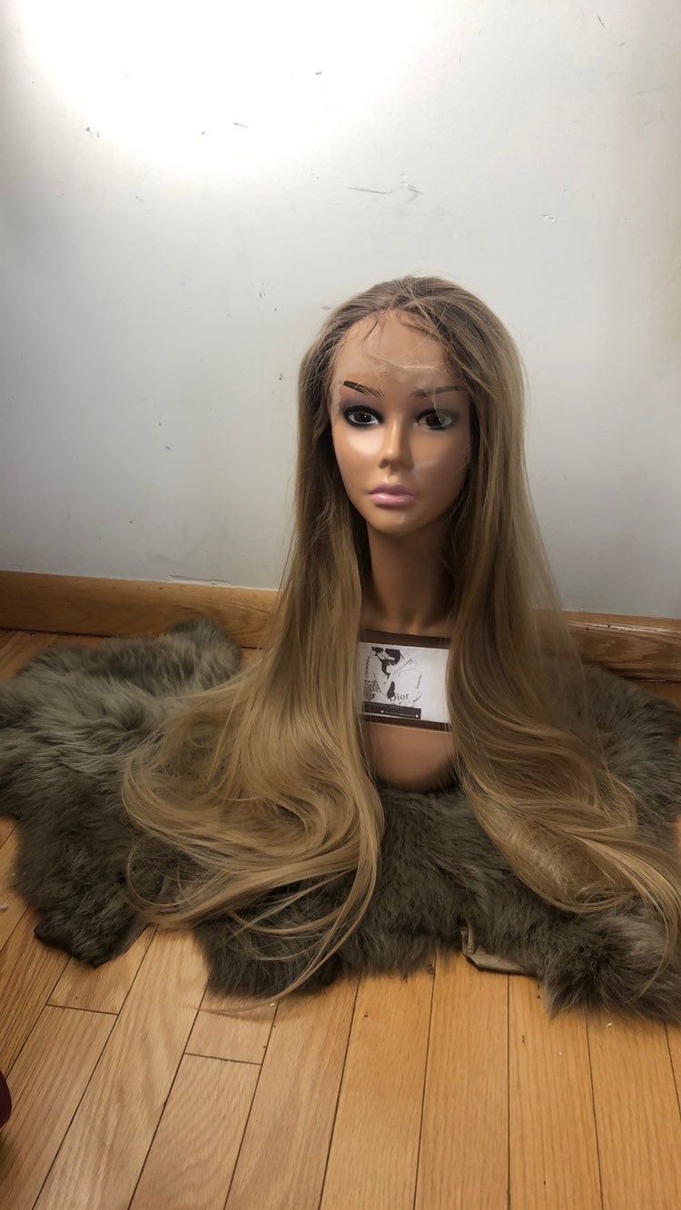 24 Ombre Blonde Lace Front Wig NEW