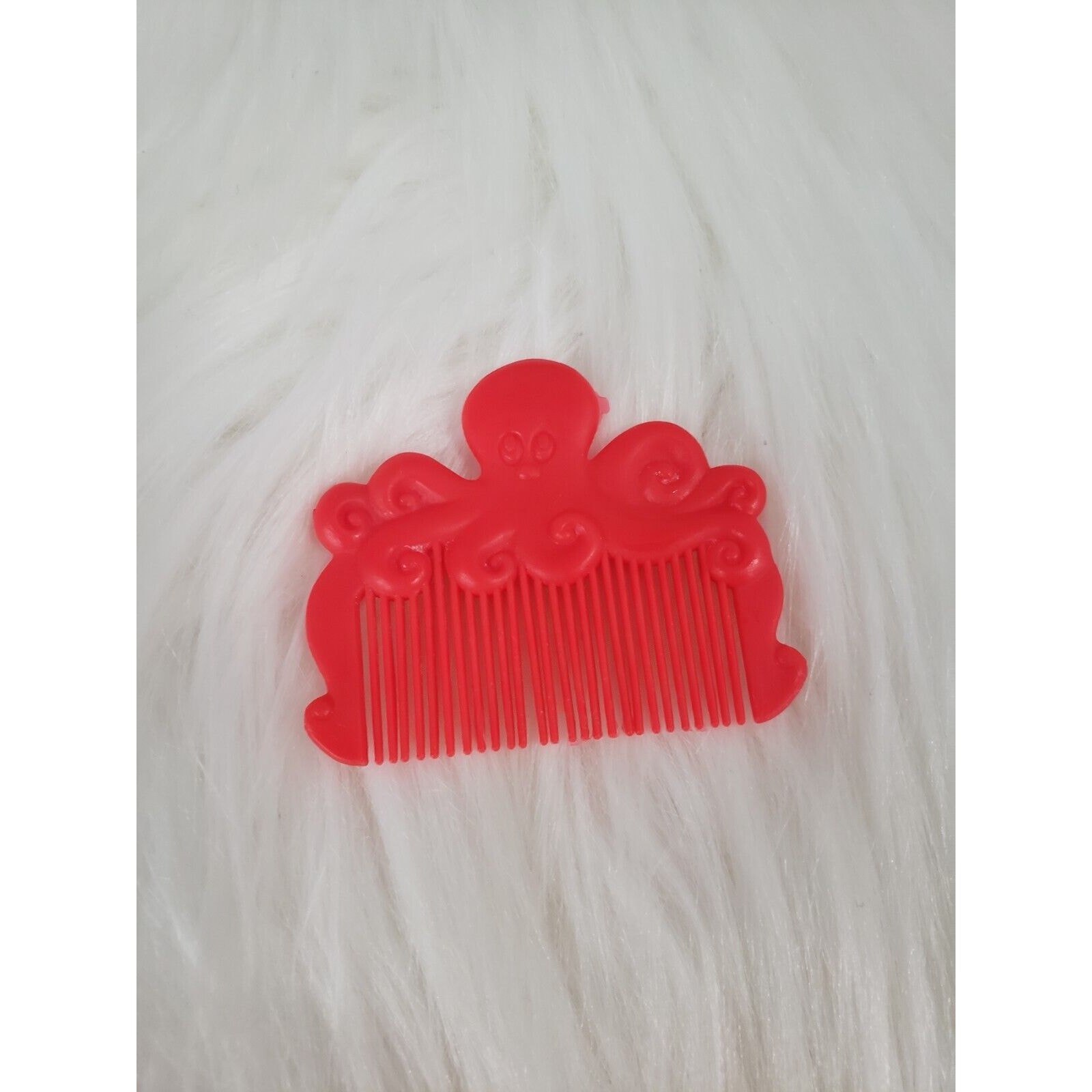 RARE VINTAGE KENNER SEA SEE WEES BRINY RED OCTOPUS COMB ONLY 1980S ACCESSORY