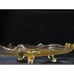 Vintage Yellow Lancaster Depression Glass Cake Plate