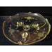 Vintage Yellow Lancaster Depression Glass Cake Plate