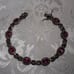 6 ctw genuine oval, faceted hot pink ruby X O style tennis bracelet