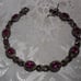 6 ctw genuine oval, faceted hot pink ruby X O style tennis bracelet