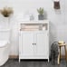 Cabinet w/Adjustable Shelf Storage Organizer for Bathroom