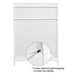 Cabinet w/Adjustable Shelf Storage Organizer for Bathroom