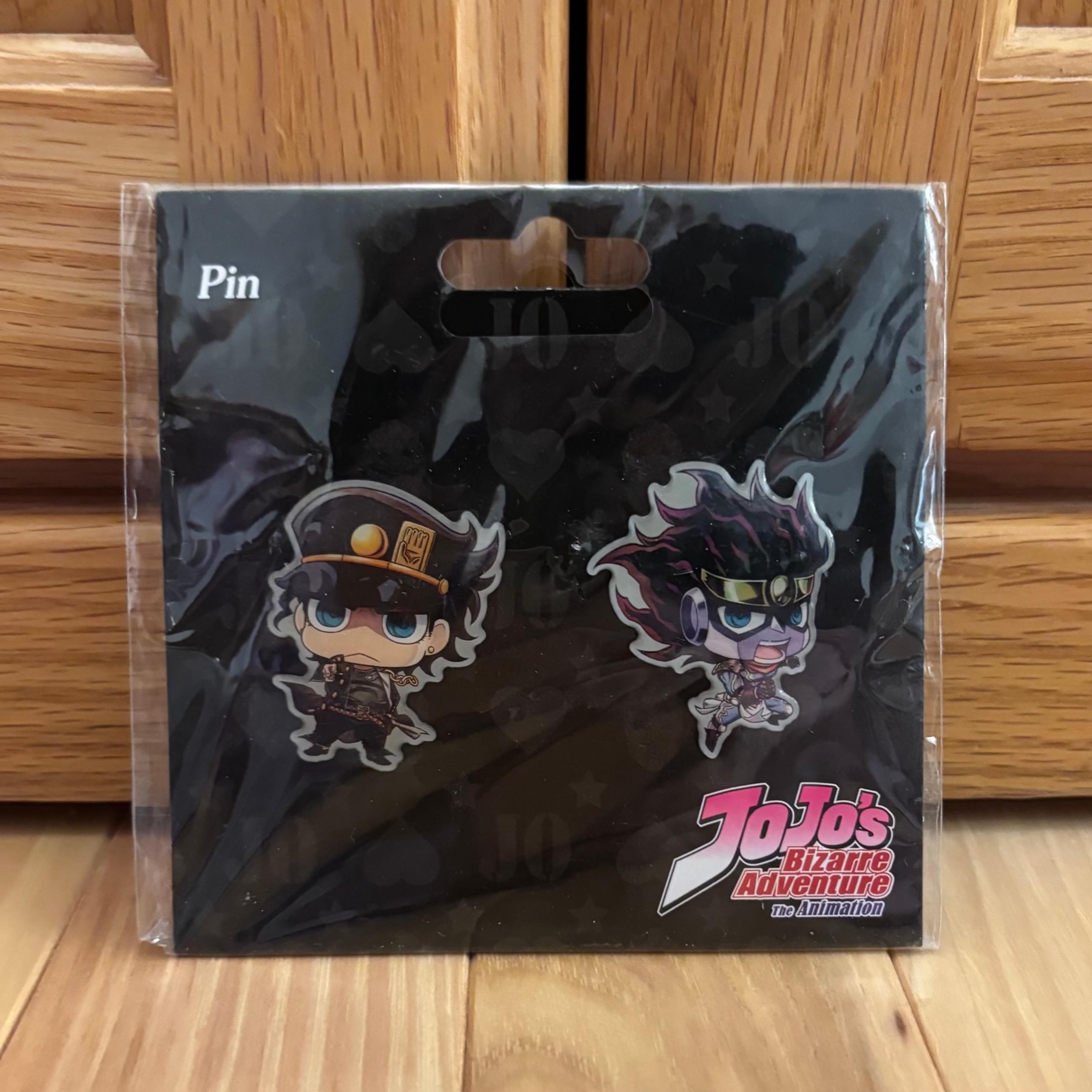 Jojo's Bizarre Adventure Jotaro Kujo Star Platinum Pin Set Great Eastern Ent.