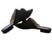 Mara & Mine Black Suede Point Toe Twist Knot Slip On Flat Mules Women's Size 7