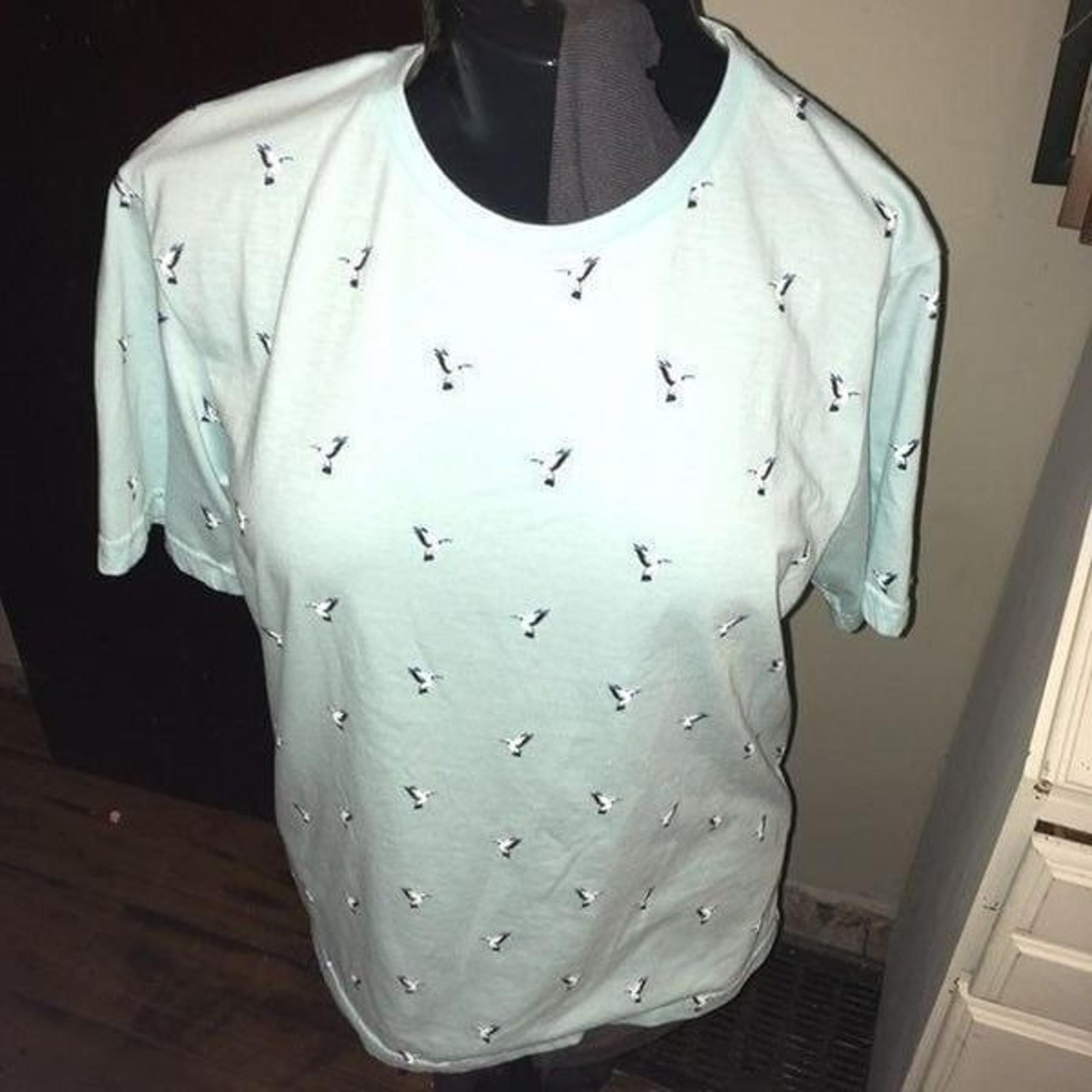 Denim & Flower by Ricky Singh L slim fit Hummingbird shirt