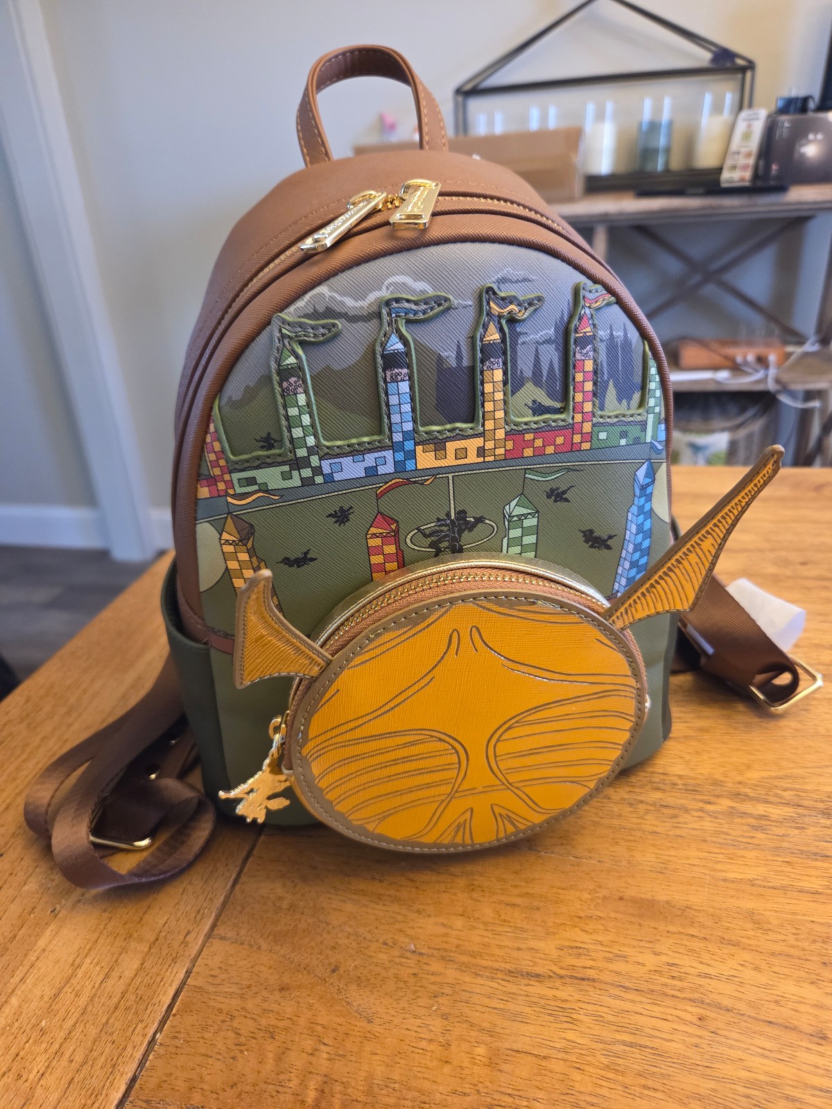 Loungefly Harry Potter Quidditch Backpack with Wings