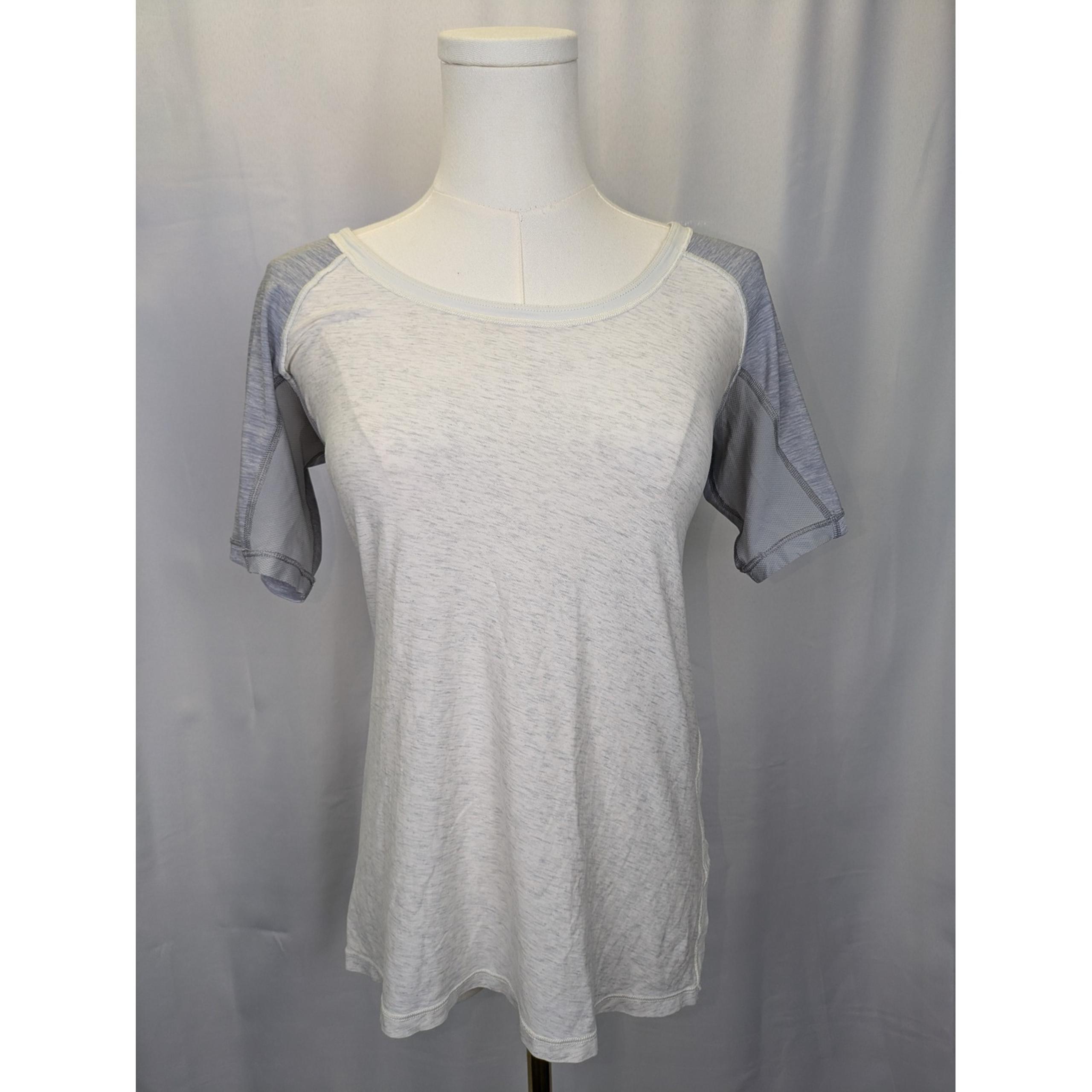 Lululemon Swiftly Tech T-Shirt Women's 6 Raglan Short Sleeve Athletic Top Gray