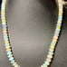 Ethiopian Fire Opal Large stones 6-10mm Sterling silver stunning necklace