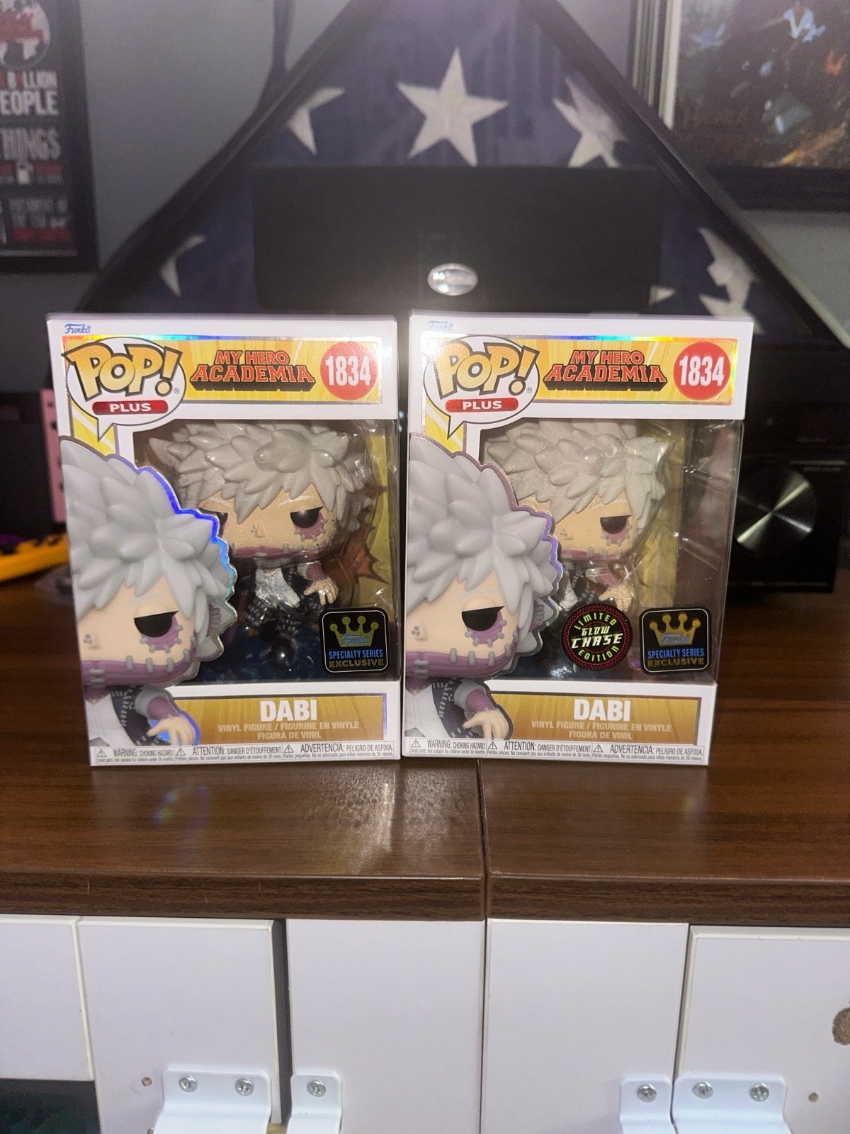 Funko Pop! Plus My Hero Academia - Dabi #1834 CHASE Specialty Series bundle