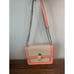 Kate Spade Remi Melon Ball Pineapple Flap Metal Chain Crossbody Purse Bag Coral
