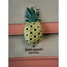 Kate Spade Remi Melon Ball Pineapple Flap Metal Chain Crossbody Purse Bag Coral