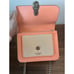 Kate Spade Remi Melon Ball Pineapple Flap Metal Chain Crossbody Purse Bag Coral