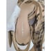 NEW Via Spiga Sandals Ankle Strap Wedge Heels Snakeskin Python 10 M Nice