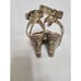 NEW Via Spiga Sandals Ankle Strap Wedge Heels Snakeskin Python 10 M Nice
