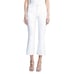 L'Agence NWOT White Blanc Kendra High Rise Cropped Flare Denim Jeans Size 29