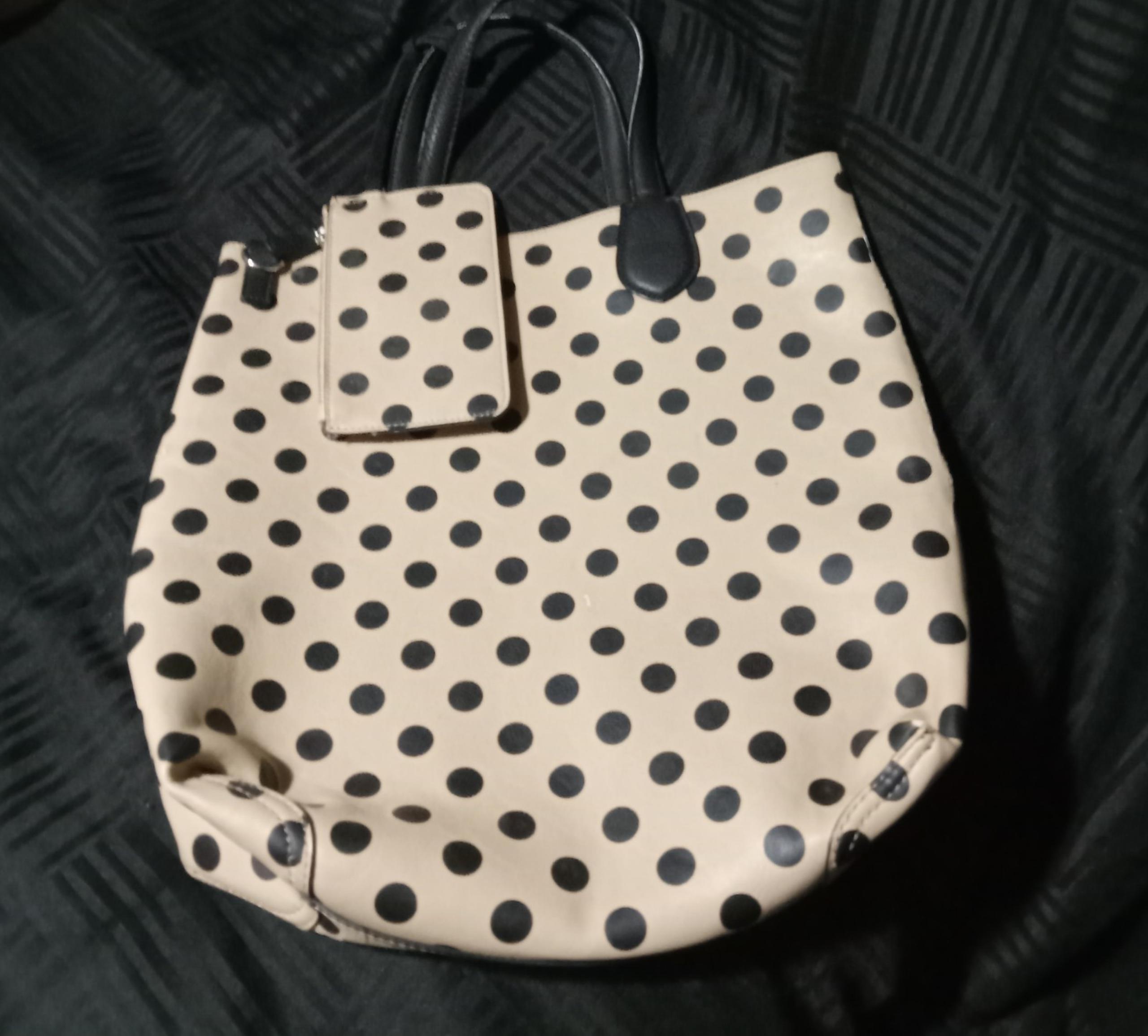 Charming Charlie Tote Bag With Wallet