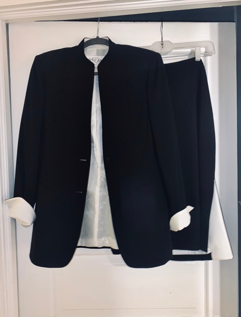 Oscar de la Renta blazer and skirt set