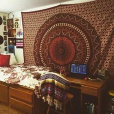 Trendy wall tapestry
