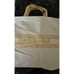 NWT Christian Dior Ivory and Gold Embroidered Handles Logo Tote Bag Size Large