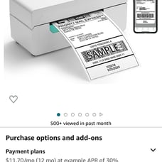 Thermal label printer