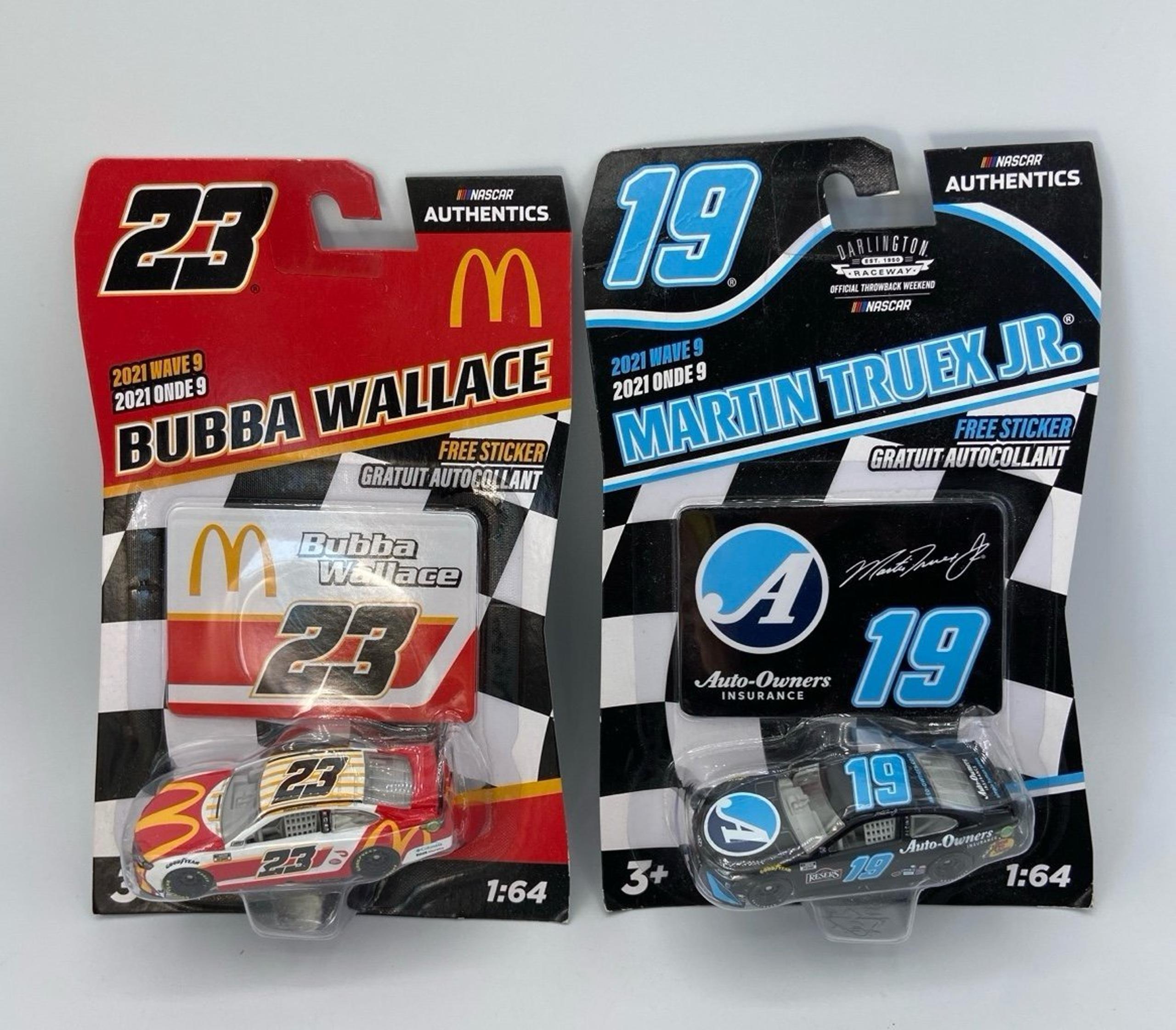 NASCAR Authentics MARTIN
TRUEX JR And BUBBA WALLACE McDonald’s