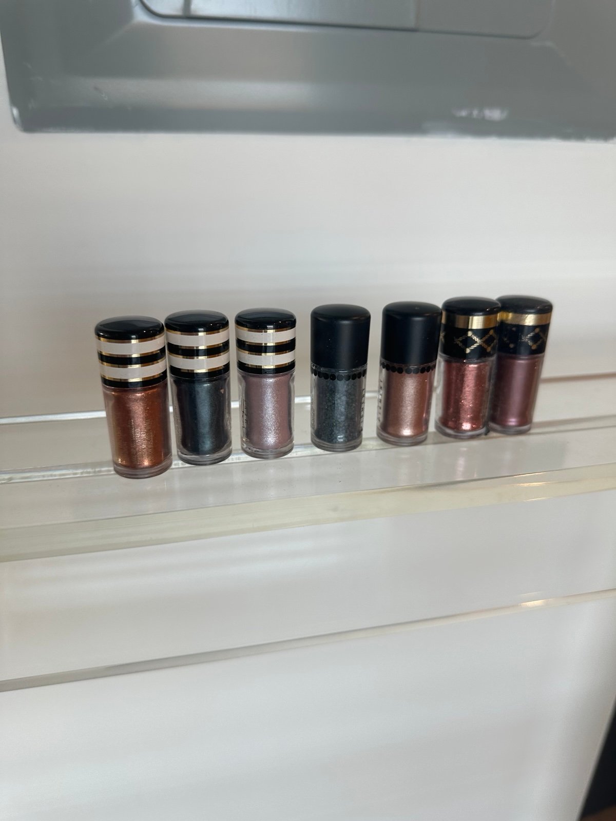 MAC mini pigment/glitter bundle