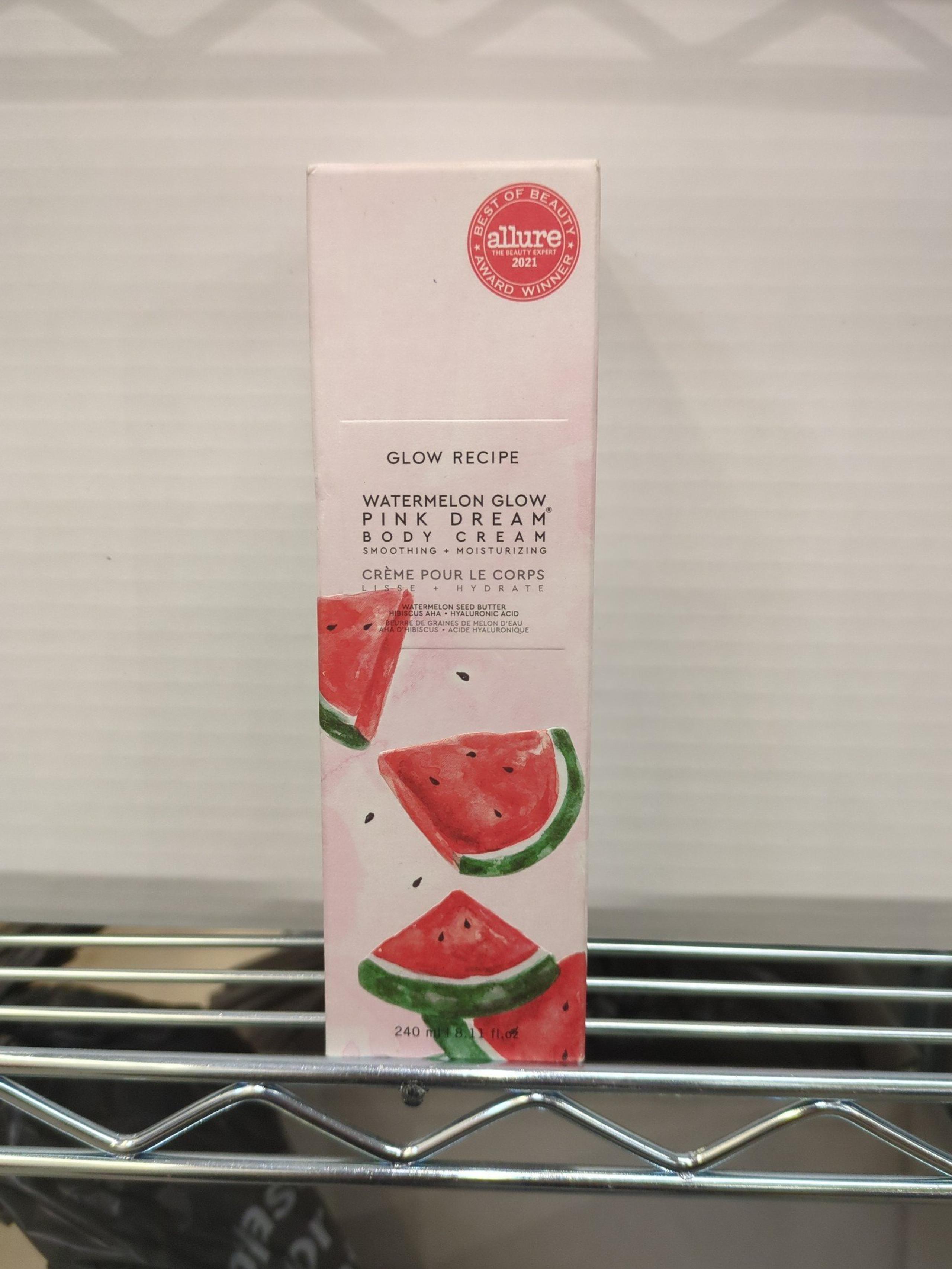 Glow Recipe watermelon glow pink dream body cream
