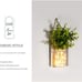 Rustic Wall Sconces, Mason Jar Sconces, Farmhouse Home Decor, LED Fairy Lights,