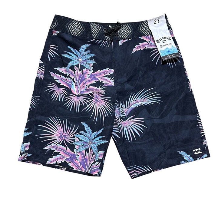 Billabong Mens Size 27 Sundays Pro Recycler Tropical Board Shorts Surf Swim NWT