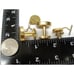 Sarah Coventry Cufflinks Set Swarovski Crystal Gold Tone Wedding Tux Vintage