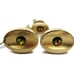 Sarah Coventry Cufflinks Set Swarovski Crystal Gold Tone Wedding Tux Vintage