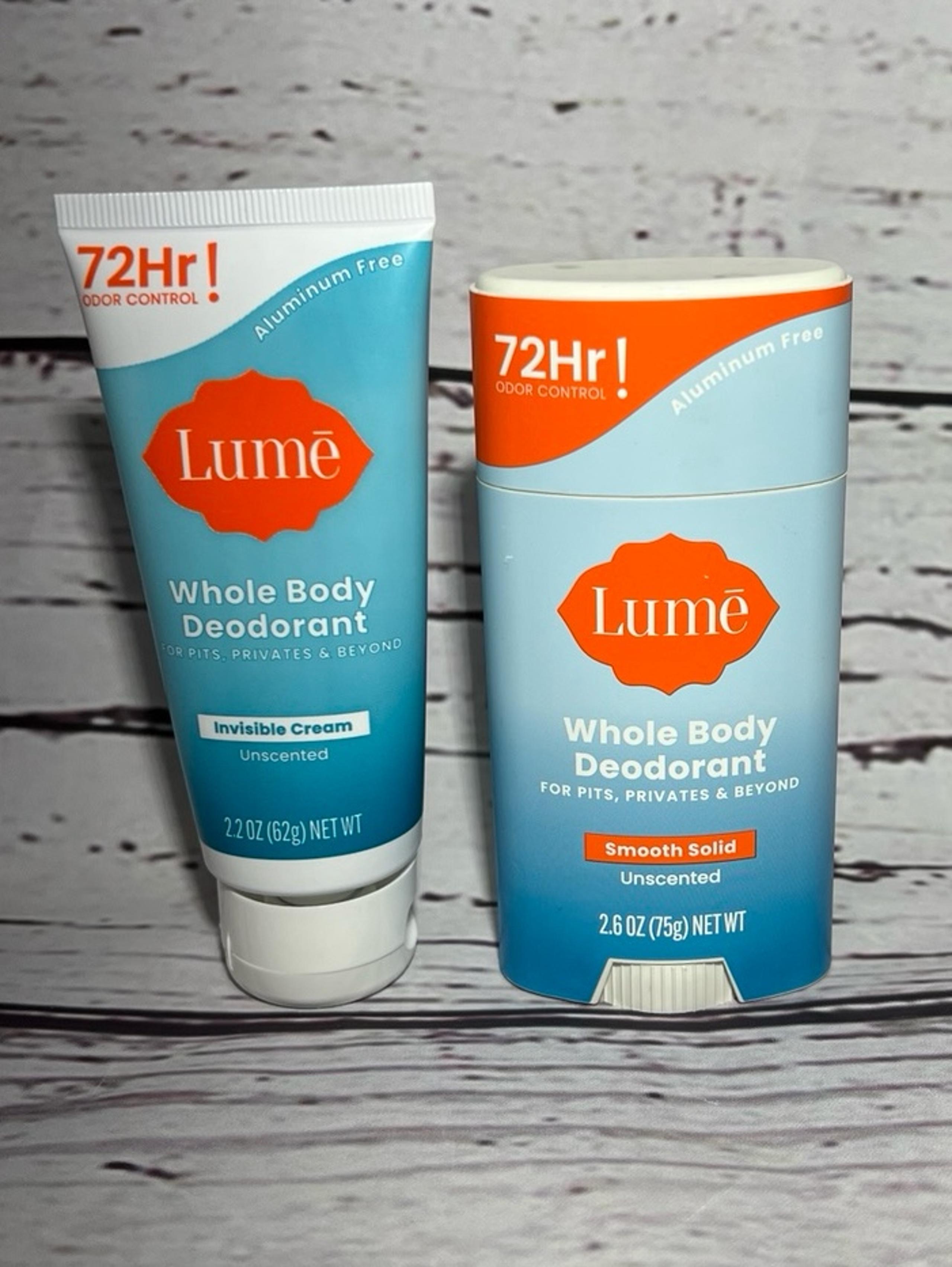 ✨LUME Deoderant Set~ Unscented