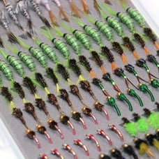 147pcs Fly Fishing Flies Box Set - Trout, Grayling, Panfish, Carp Lures