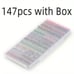 147pcs Fly Fishing Flies Box Set - Trout, Grayling, Panfish, Carp Lures