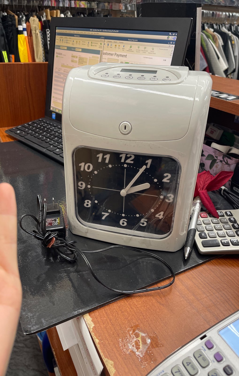 Time stamp machine