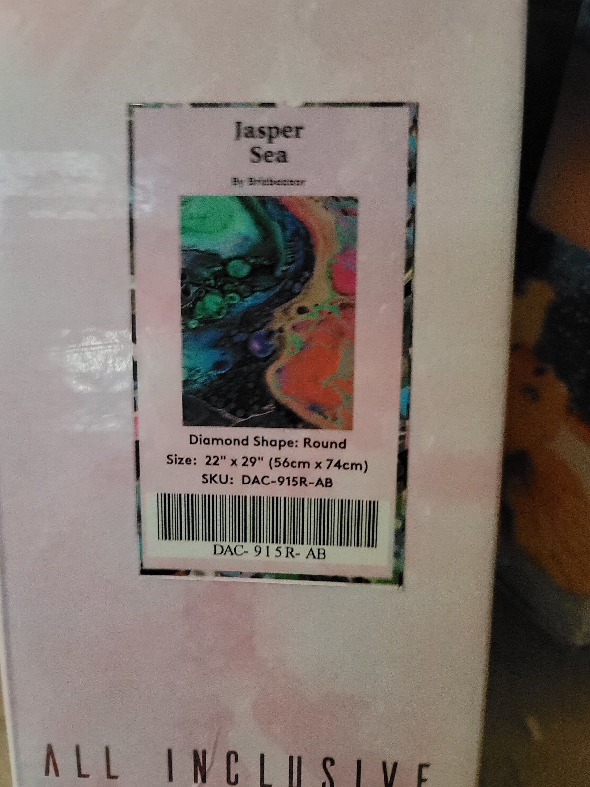 Diamond art club painting- JASPER SEA- ARCHIVED