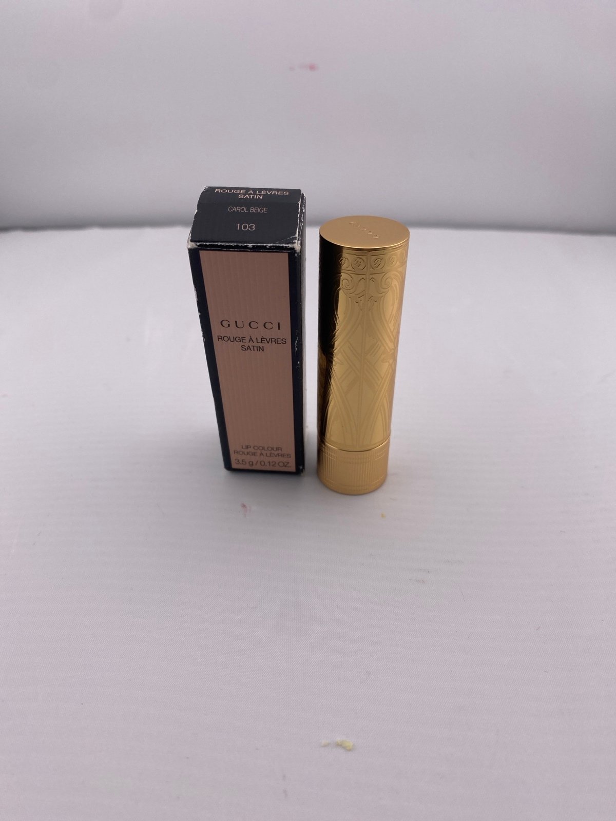 Gucci Rouge A Levres Satin Carol Beige #103 NIB