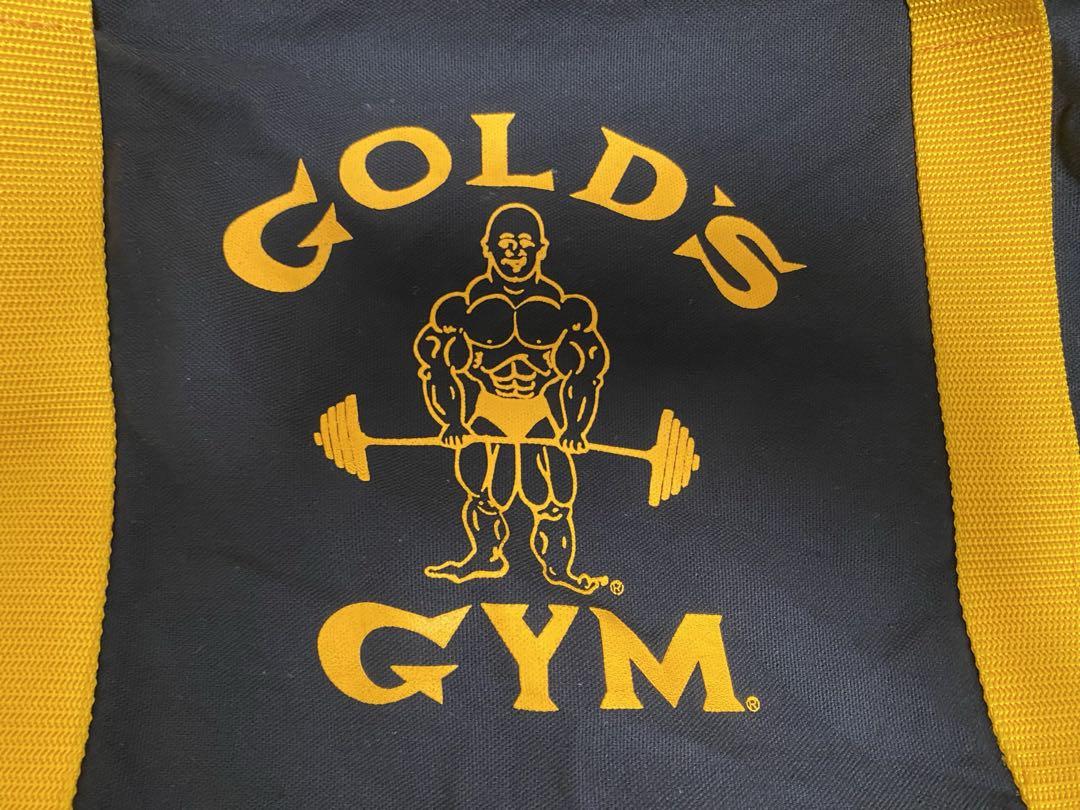 Excellent Condition】 Gold's Gym Boston Bag Duffle Bag Retro