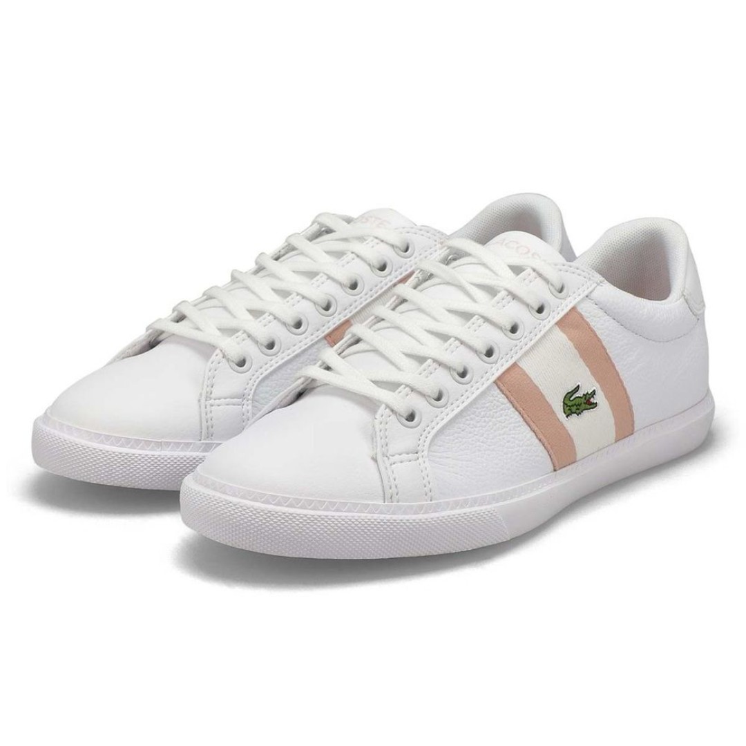 NEW Lacoste Grad Vulc 120 1 Women’s White / Pink Sneaker Tennis Shoes Size 9