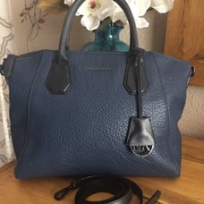 Michael Kors blue/black bag