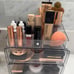 3 Tier Clear Makeup Organizer with Drawer