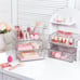 3 Tier Clear Makeup Organizer with Drawer