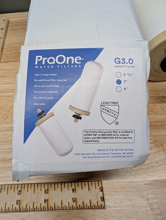 Water Filter ProOne  G3.0 7"