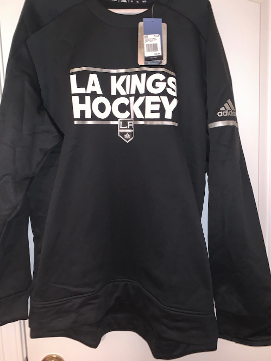 Adidas LA Kings Player Crew - Adult XL
