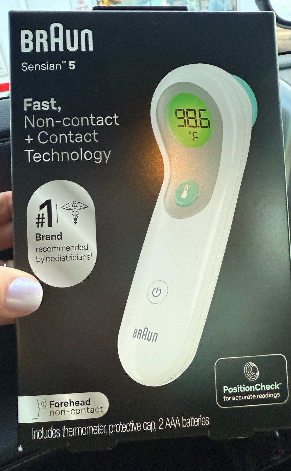 Braun Sensian 5 Contact thermometer MSRP 64.99